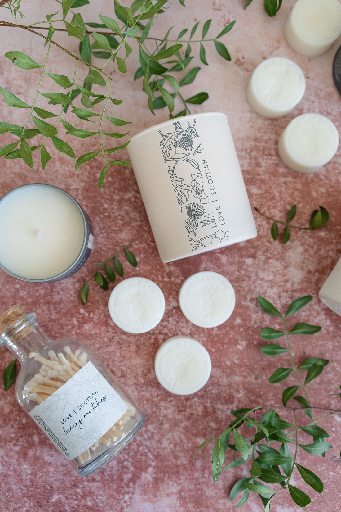Candles for spring