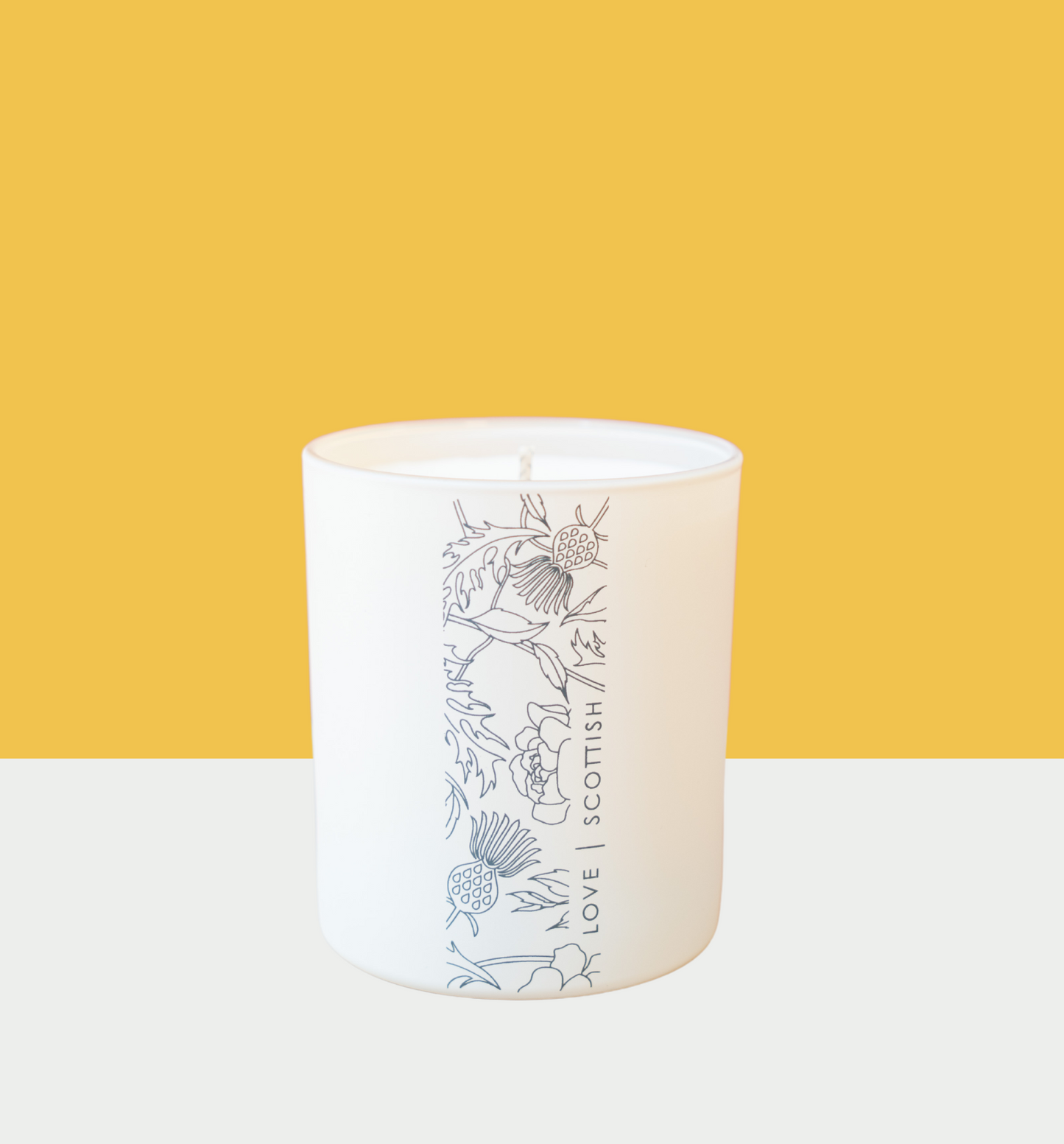 Amber Glow Natural Wax Scented Candle lovescottish