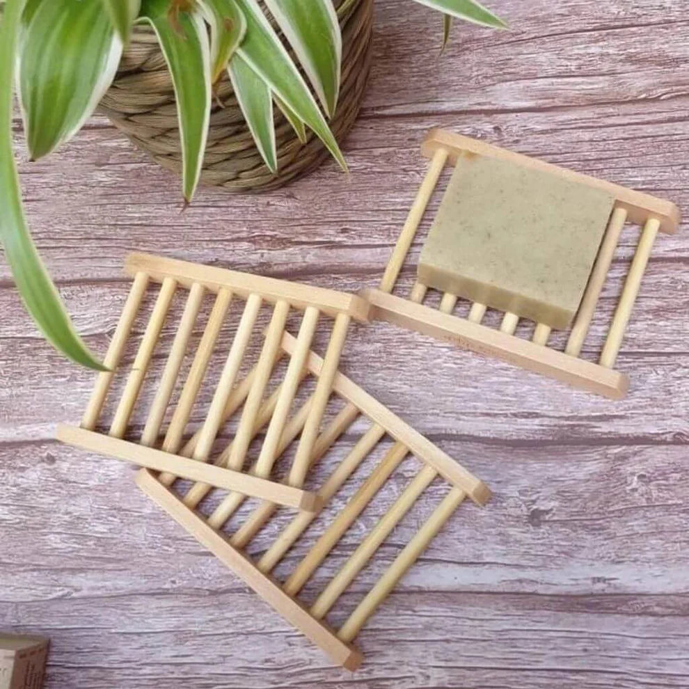 Bamboo Wood Soap Dish