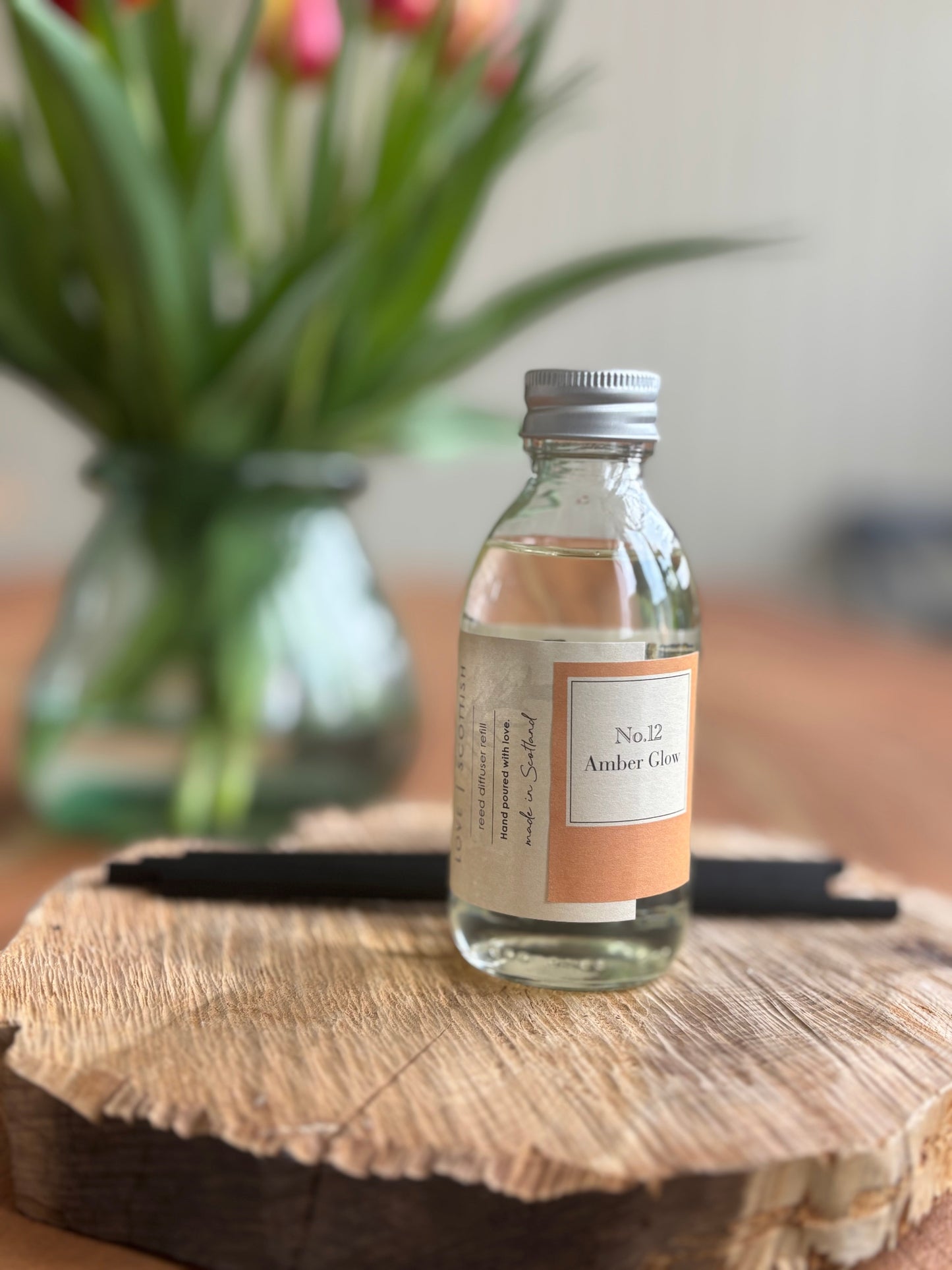 Amber Glow Refill Reed Diffuser 150ml lovescottish