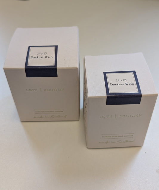 Darkest Wish Large Natural Wax Scented Candle lovescottish