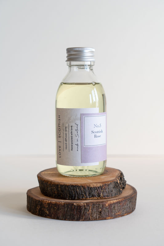 Scottish Rose Refill Reed Diffuser 150ml lovescottish
