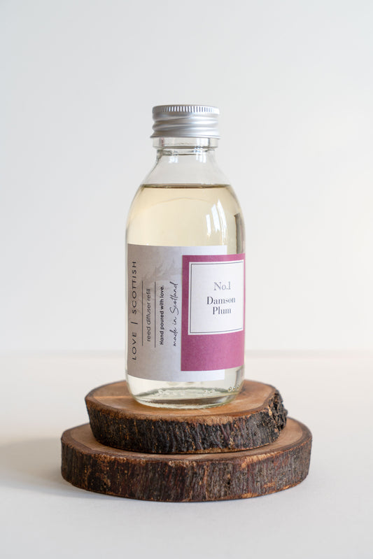 Damson Plum Refill Reed Diffuser 150ml lovescottish