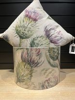 Tuppence-Voyage Purple Thistle Cushion