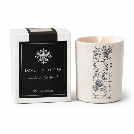 Smoked Oak Medium Natural Wax Scented Candle lovescottish