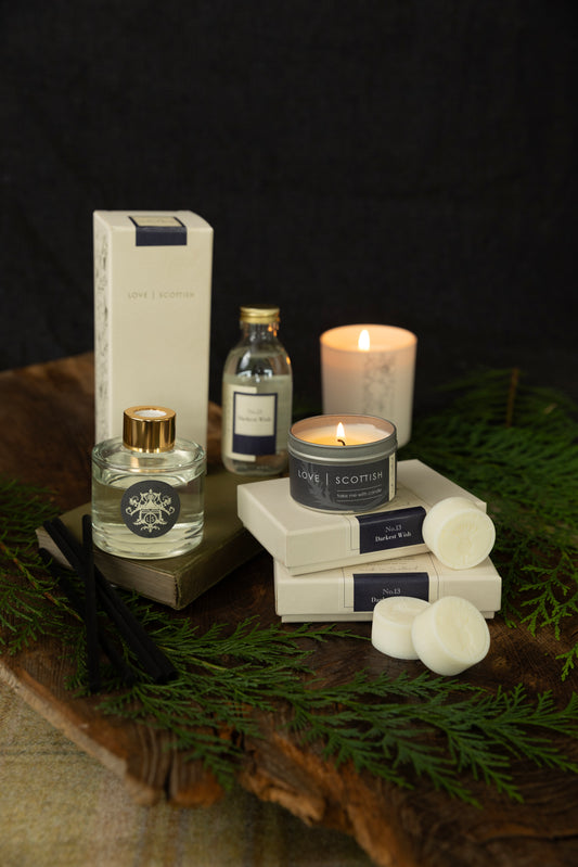 Darkest Wish  Large Natural Wax Scented Candle lovescottish