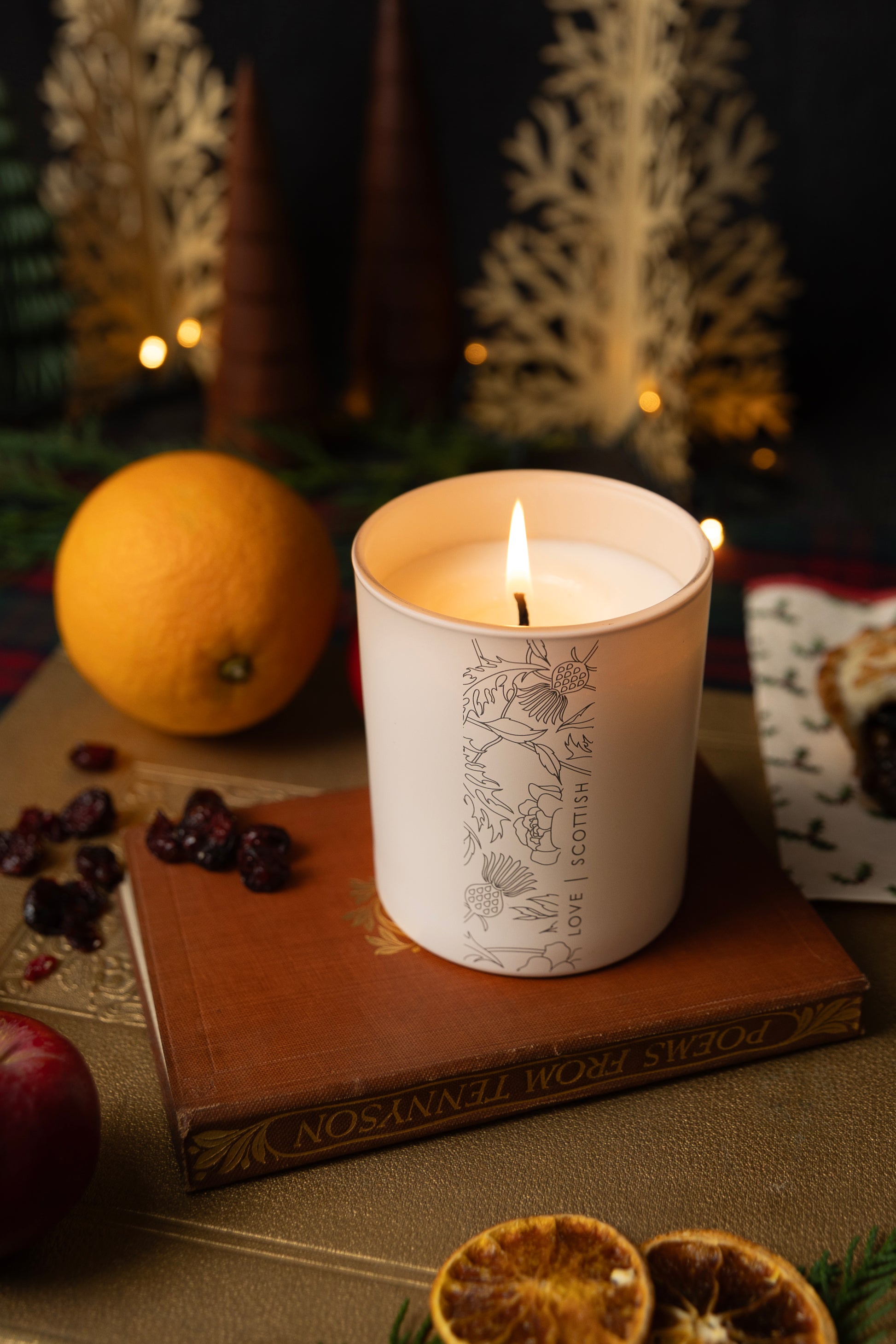 Spiced Orange Natural Wax Scented Candle lovescottish