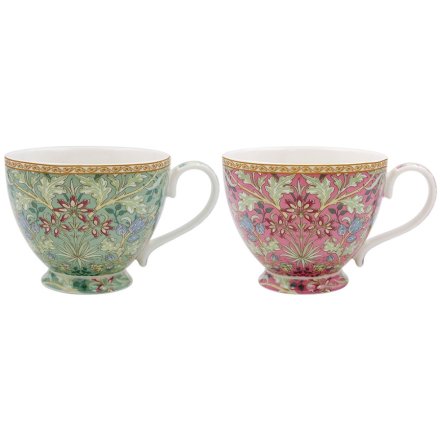 William Morris Hyacinth Design Fine China Mug