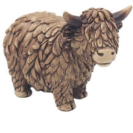 Hughie the Highland Cow Ornament