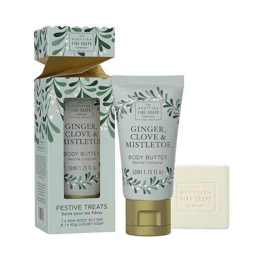 Scottish Fine Soaps-Ginger,Clove and Mistletoe Festive Treat