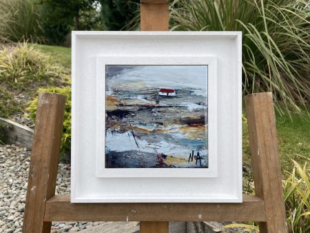 Noa Art - White Framed Scottish Art-Redroofs