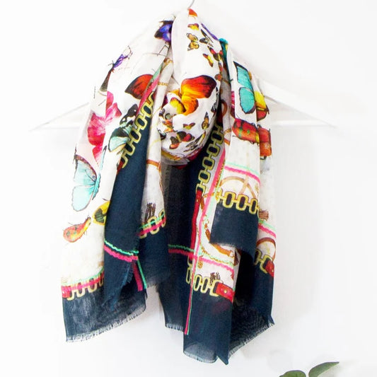 Sarah Tempest-Multi Butterfly Scarf