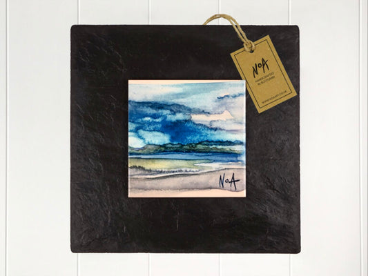 NOA ART-Ceramic Tile Art on Slate-The Reserve