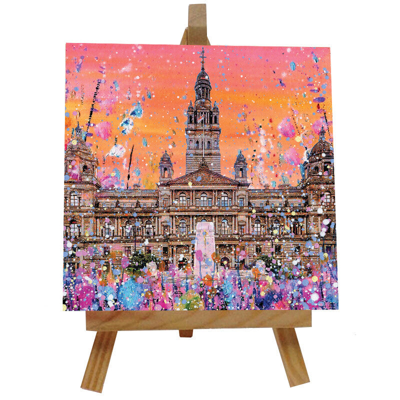 Emily Ward-George Square Tile with Easel