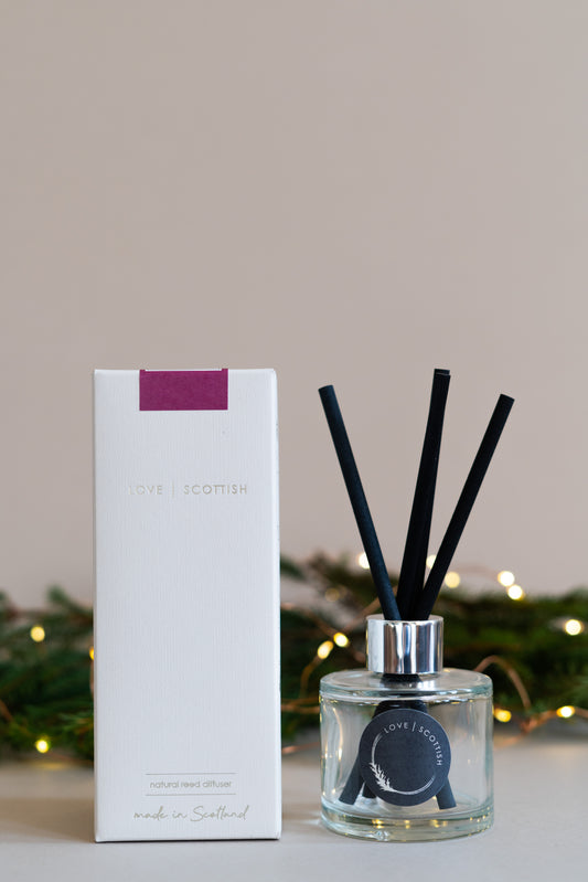 Love Scottish Winter Cranberry Diffuser. Made in Scotland.