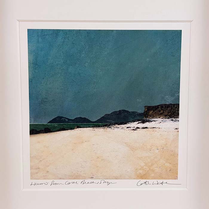 Cath Waters-Harris from Coral Beach Isle of Skye Mini Mounted Giclee Print