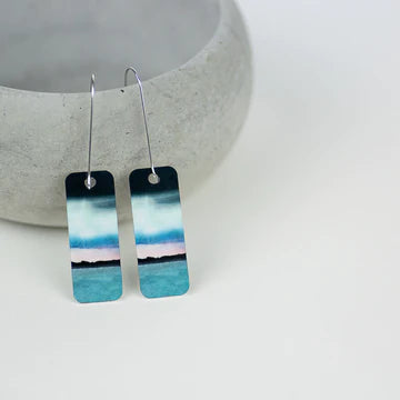 Cath Waters-Aluminium and Silver Earrings-Various Landscapes