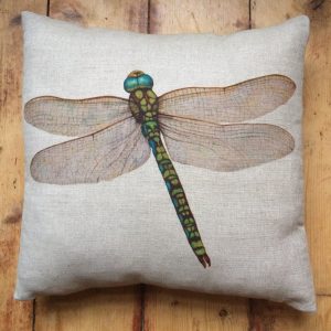 Tuppence-Linen Dragonfly Cushion freeshipping - lovescottish