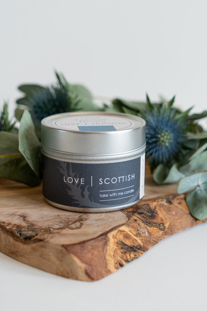 Love Scottish Coconut Dream Travel Tin Candle