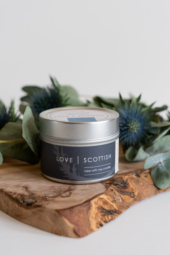 Love Scottish Coconut Dream Travel Tin Candle